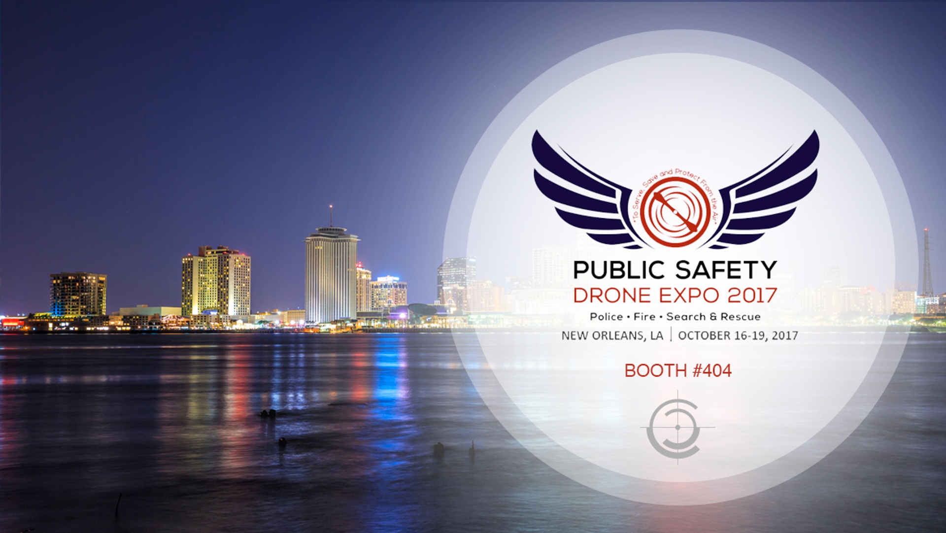 CNC Exhibits at Public Safety Drone Expo 2017 from October 16-19 in New Orleans