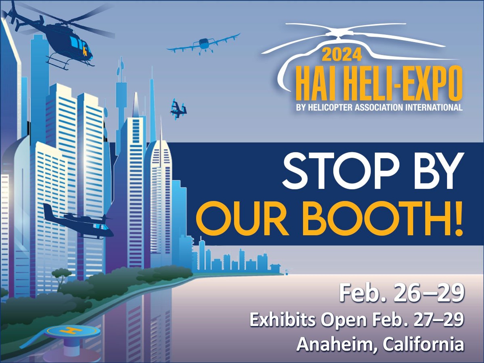   Visit CNC Technologies  at  HAI Heli-Expo Booth #1027  