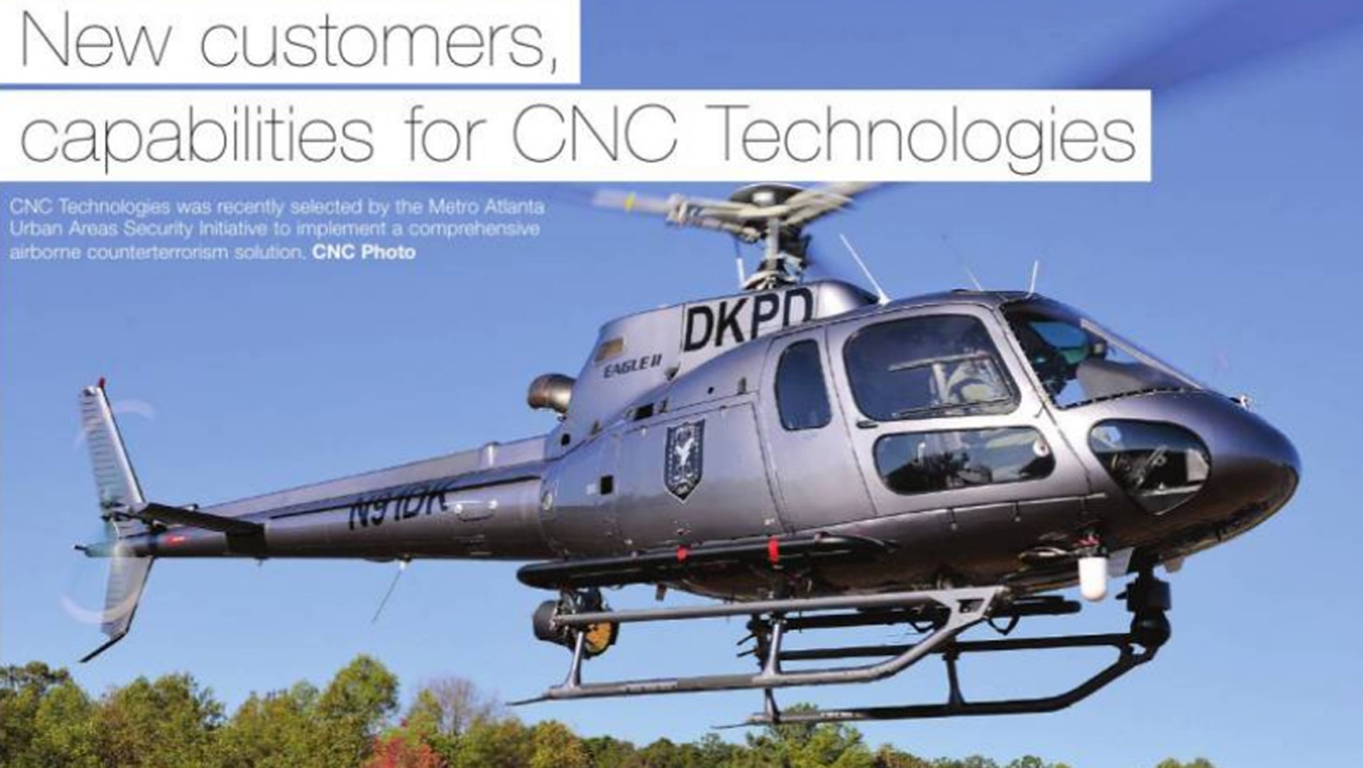 New Customers, Capabilities for CNC Technologies